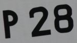 Segelmärke P 28